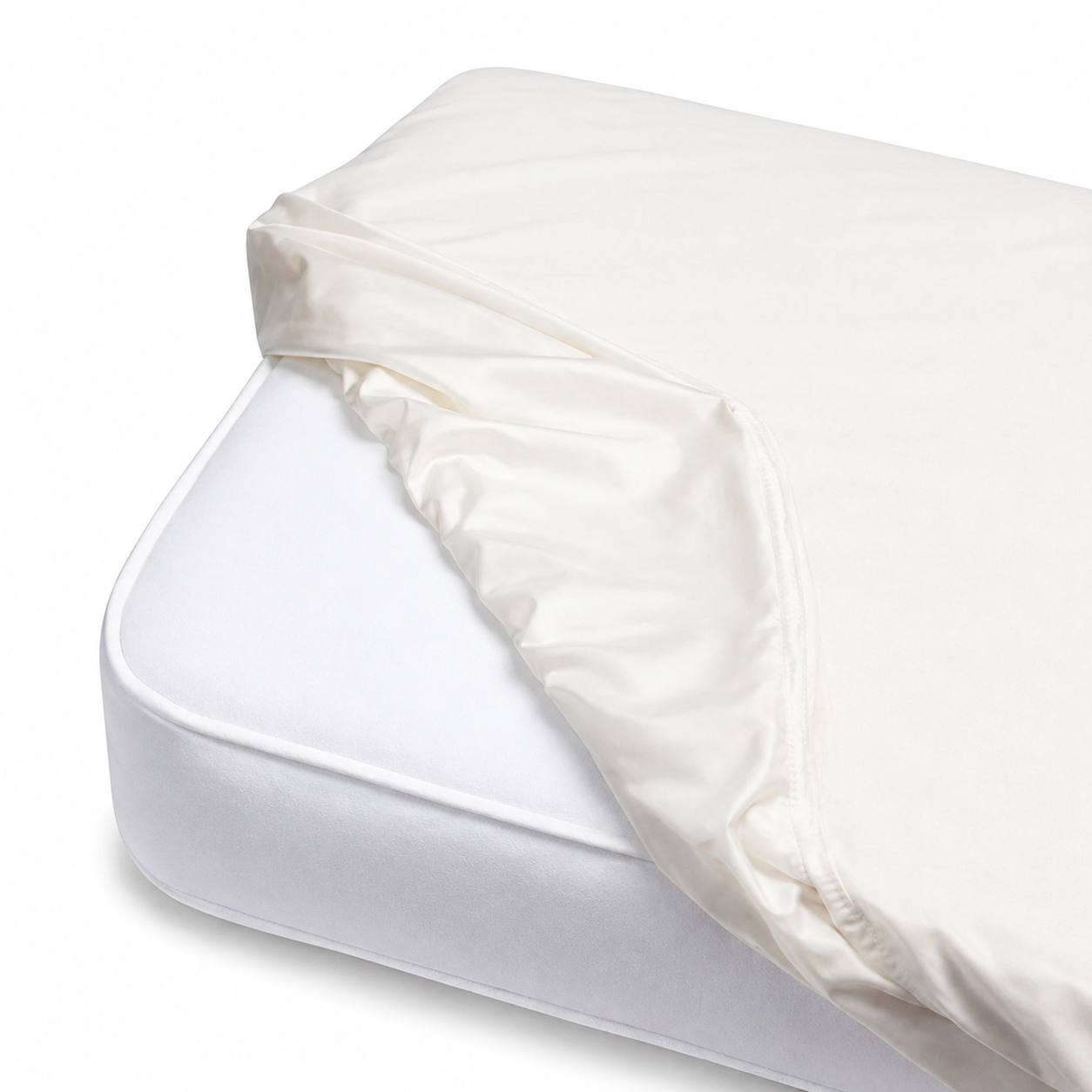 Forro protector de colchón impermeable cama doble 140x190 cm marca Relax Time con ajuste elástico