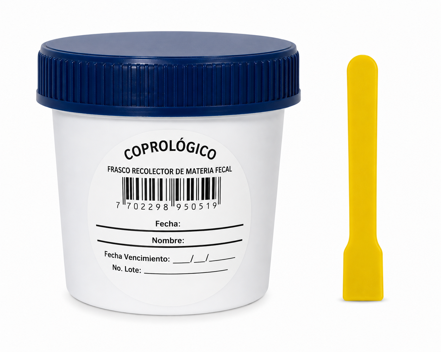 Frasco Recolector Materia Fecal Tapa Rosca 50 Und Allmed