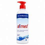 Gel Bactericida Allmed 500ml Alcohol Glicerinado Antibacterial