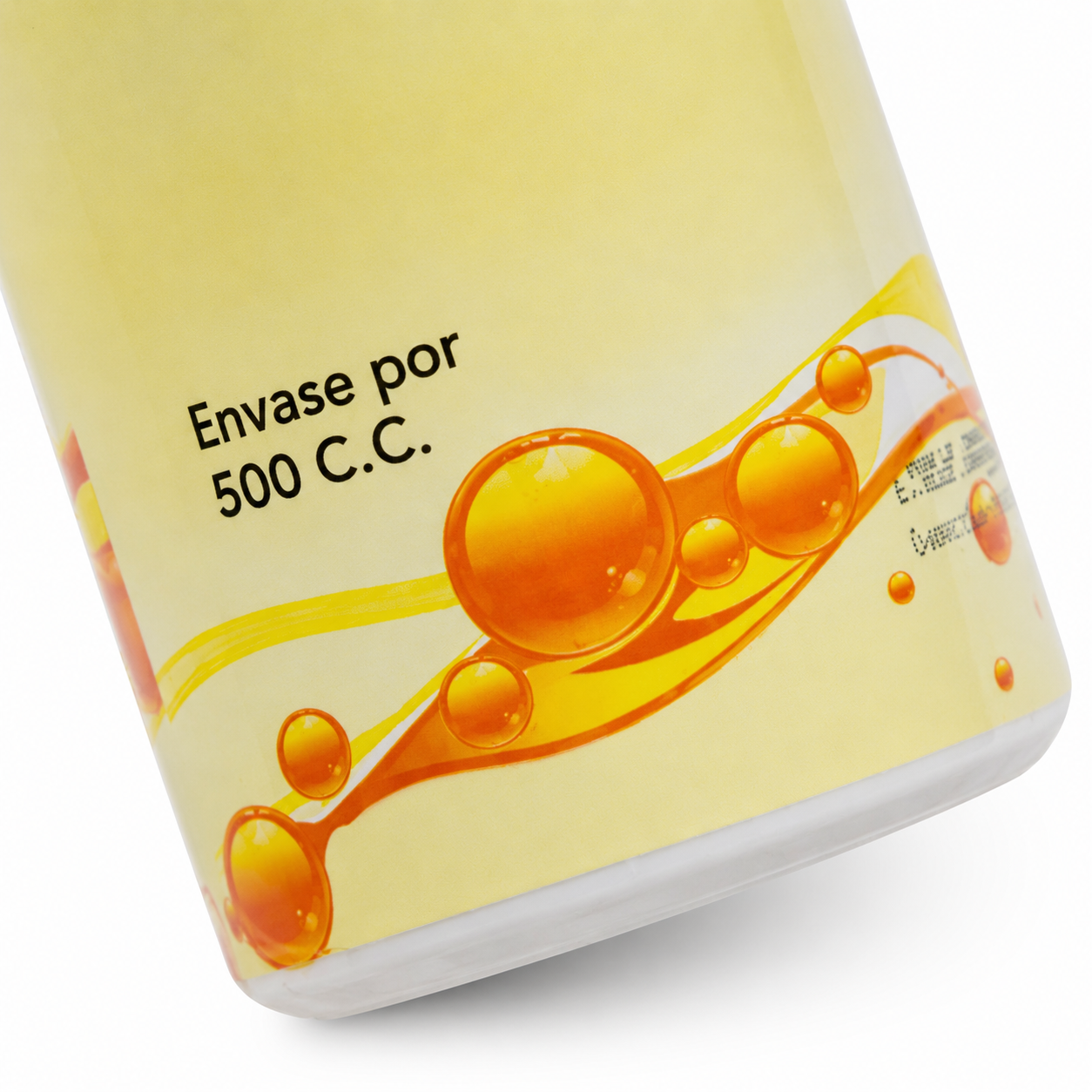 Detalle de textura del gel de conductividad ultrasonido transparente Allmed 500 cc