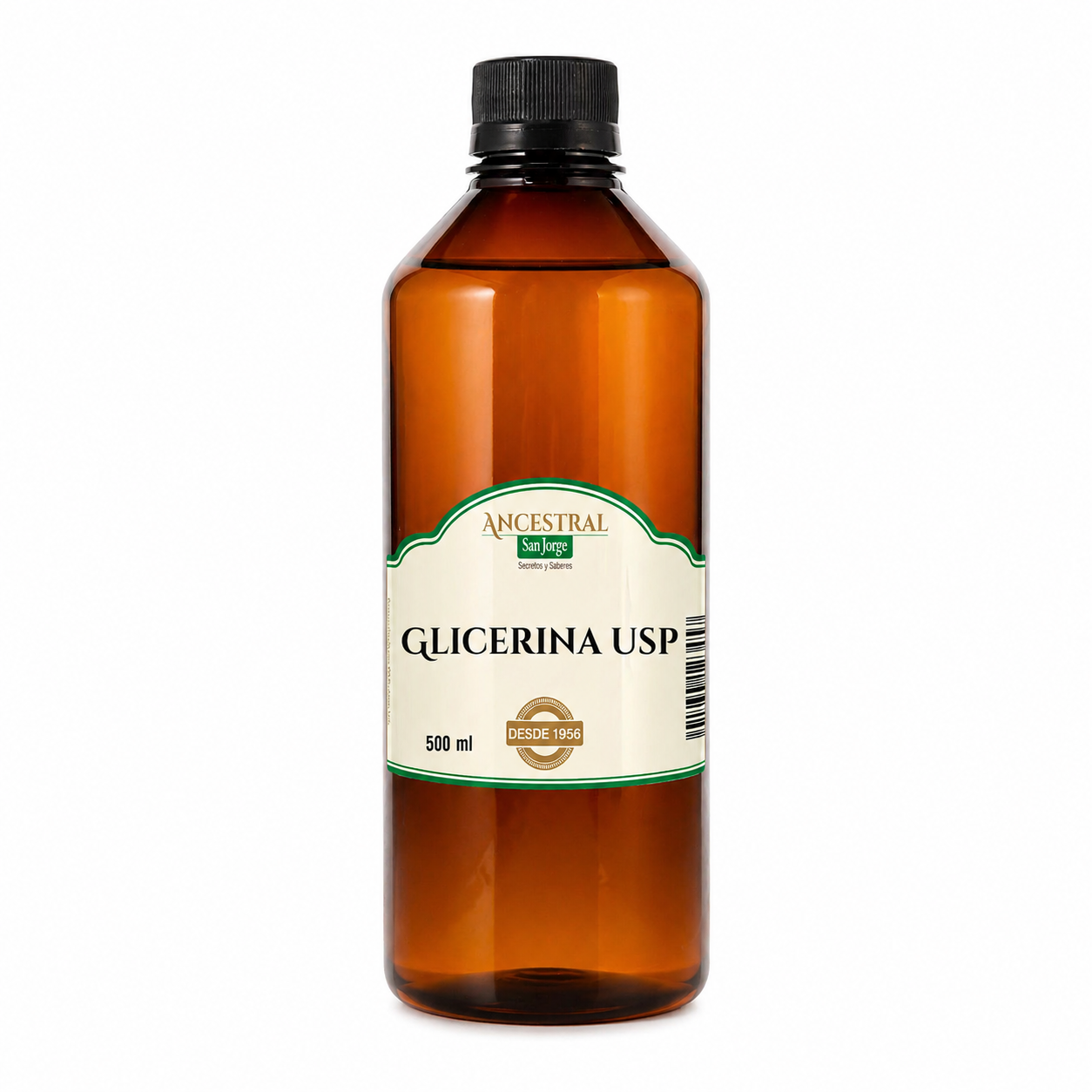 Glicerina USP 500 ml San Jorge para uso farmacéutico, cosmético e hidratación de la piel