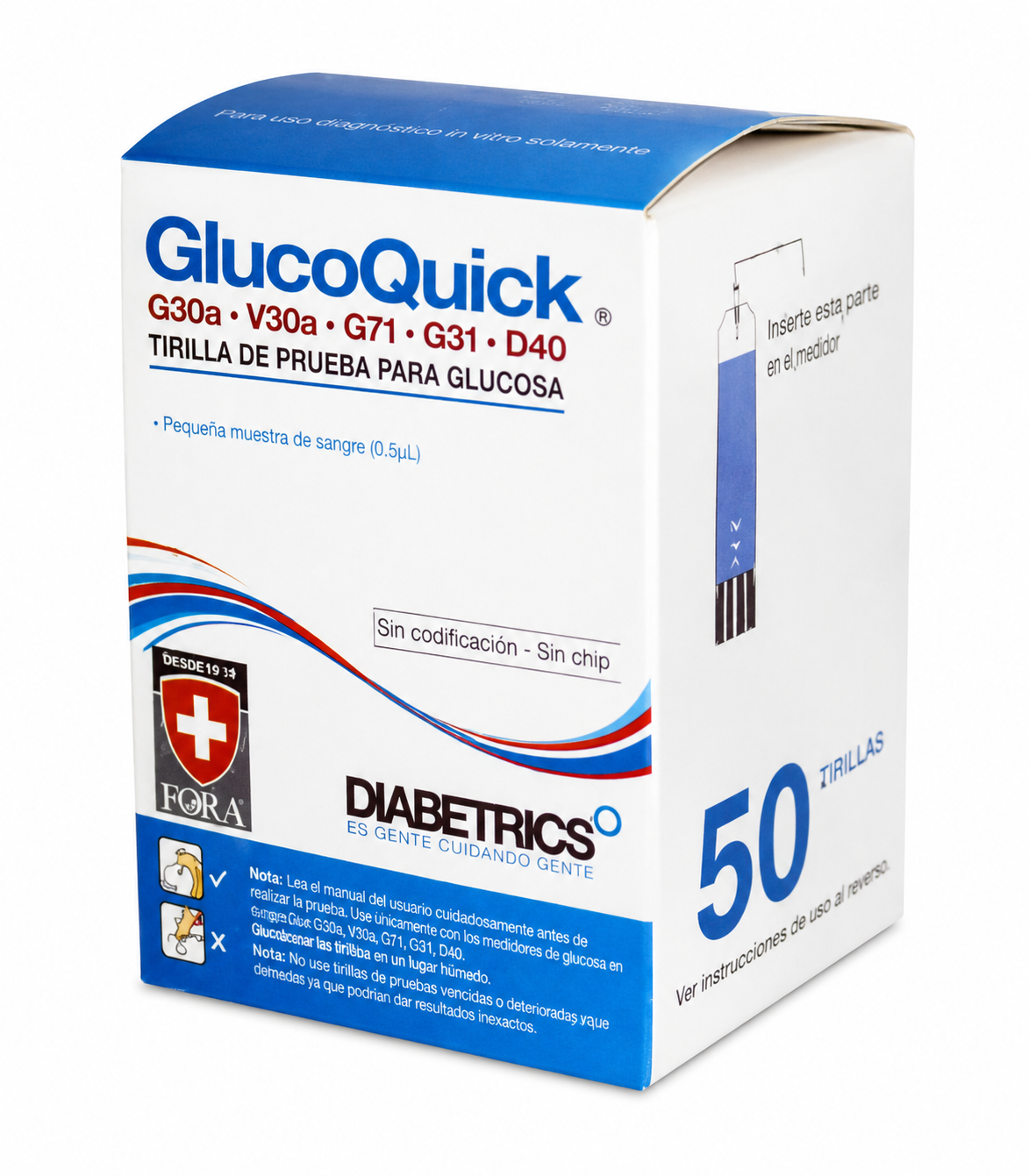 Glucómetro Glucoquick CJA - 25 Tiras Procaps