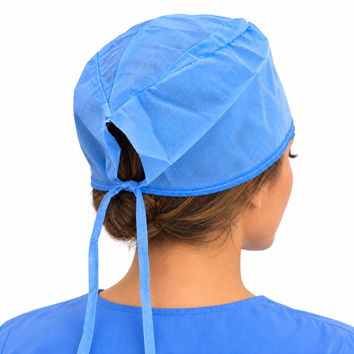 Gorro para cirujano desechable Allmed, paquete de 30 unidades para protección en ambientes hospitalarios.