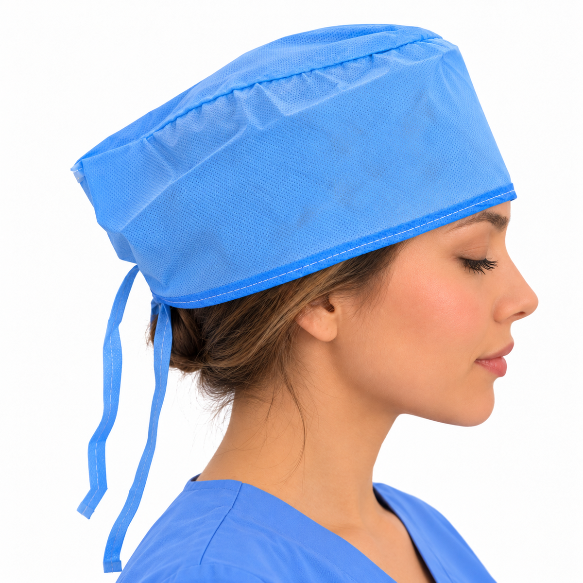 Gorro desechable para cirujano Allmed, presentación de 30 unidades para procedimientos médicos.