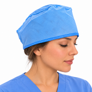 Gorro quirúrgico desechable de cirujano · paquete x 30 · Allmed