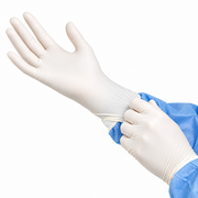 Guante quirúrgico estéril con talco, talla 6,5  x Par - Allmed