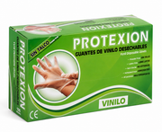 Guante de Vinilo Sin Talco Talla M Caja x 100 Unidades Protex