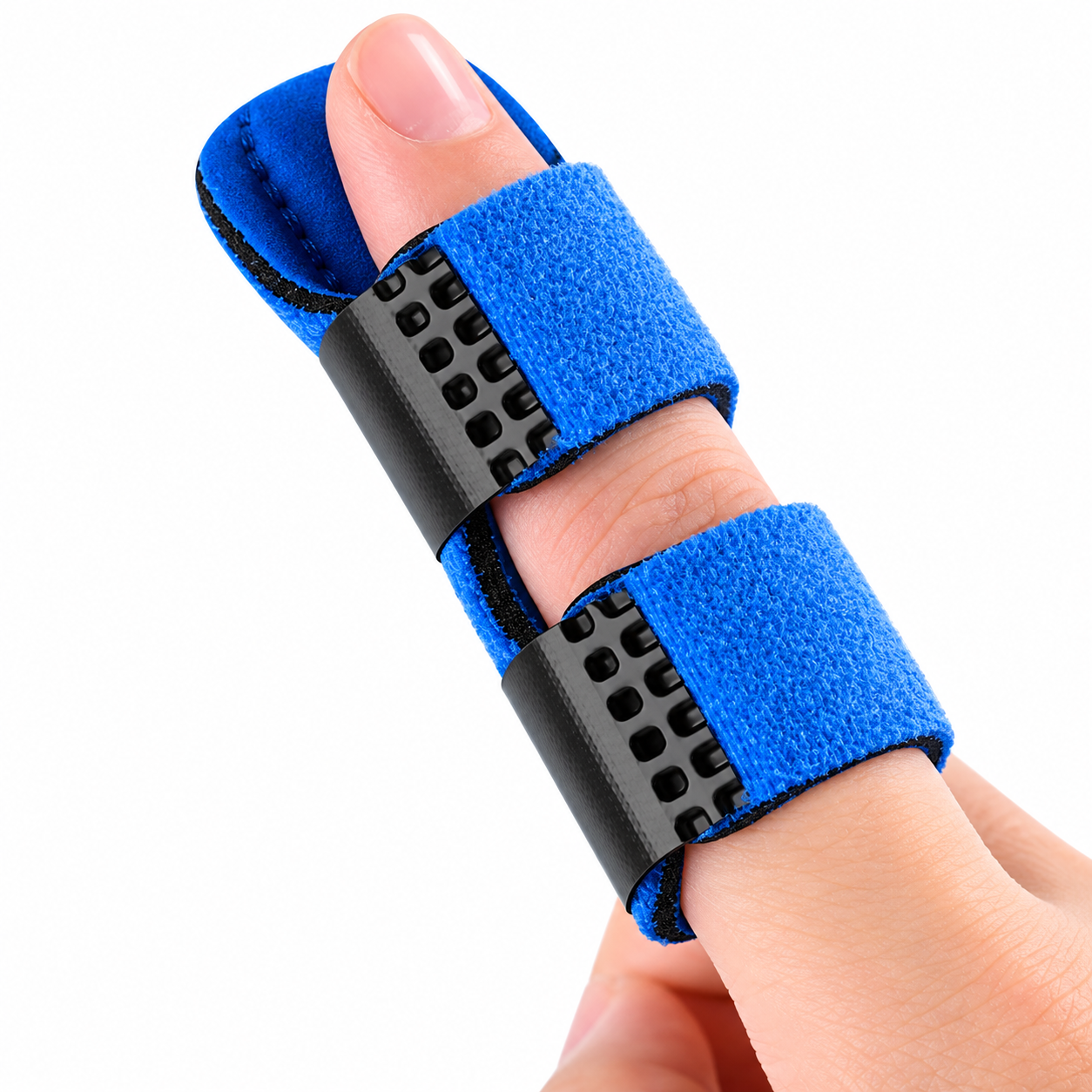 Inmovilizador de dedo ajustable Pura+ Avimex, referencia 4451, diseñado para brindar soporte, protección y estabilidad al dedo.
