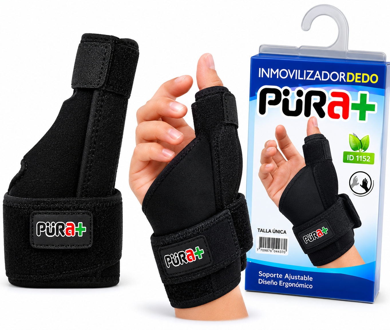 Inmovilizador Dedo Pulgar Pura Ref. 4437 - Soporte Ajustable