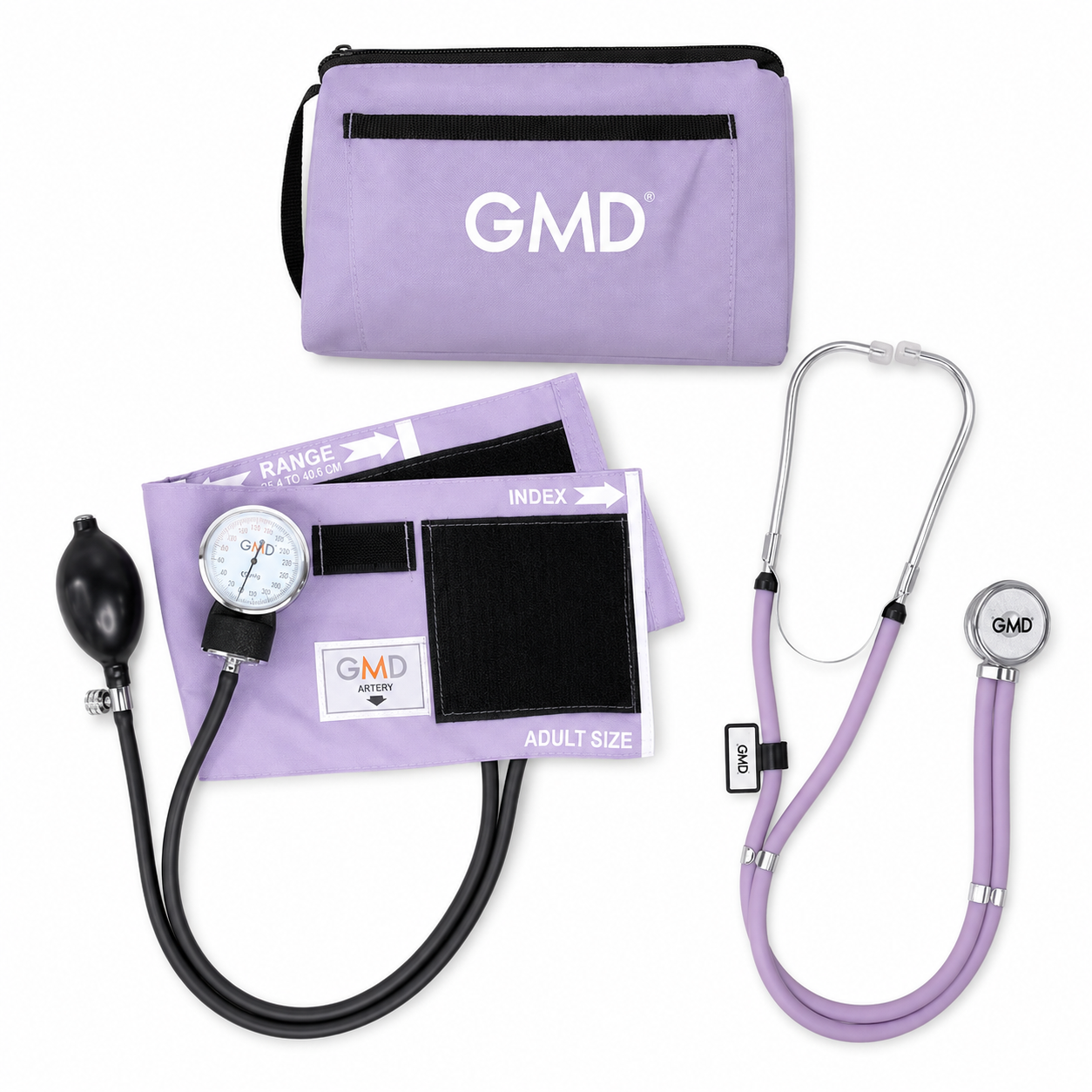 Kit Tensiometro + Fonendoscopio Doble Campana Rappaport