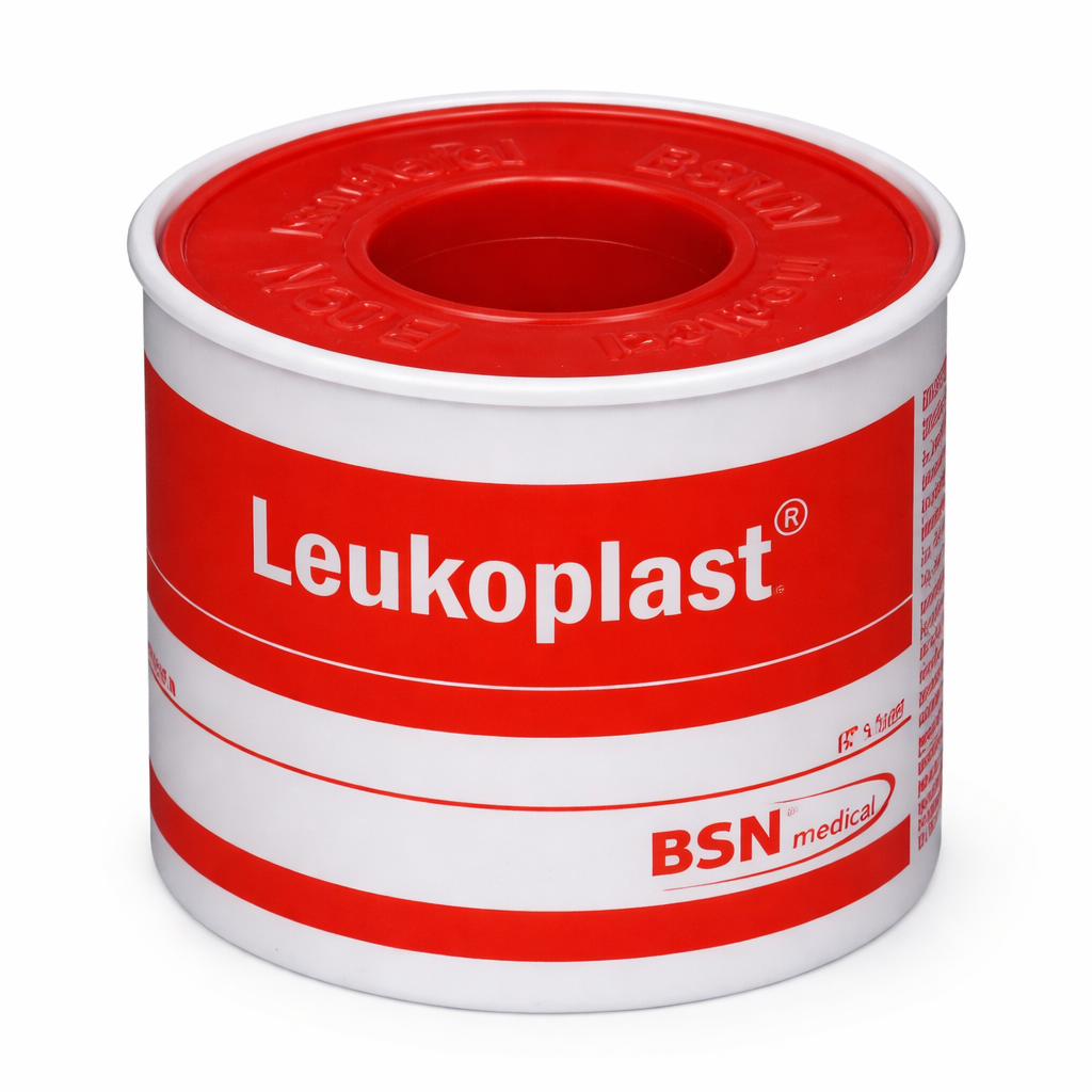 Leukoplast 2 pulgadas x 5 yardas venda adhesiva resistente para piel
