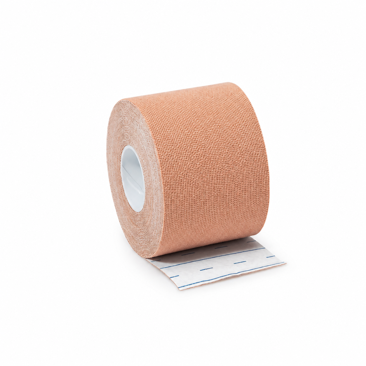 Cinta adhesiva médica Leukotape K de 5 cm x 5 m color piel, ideal para vendaje funcional, soporte y estabilización.