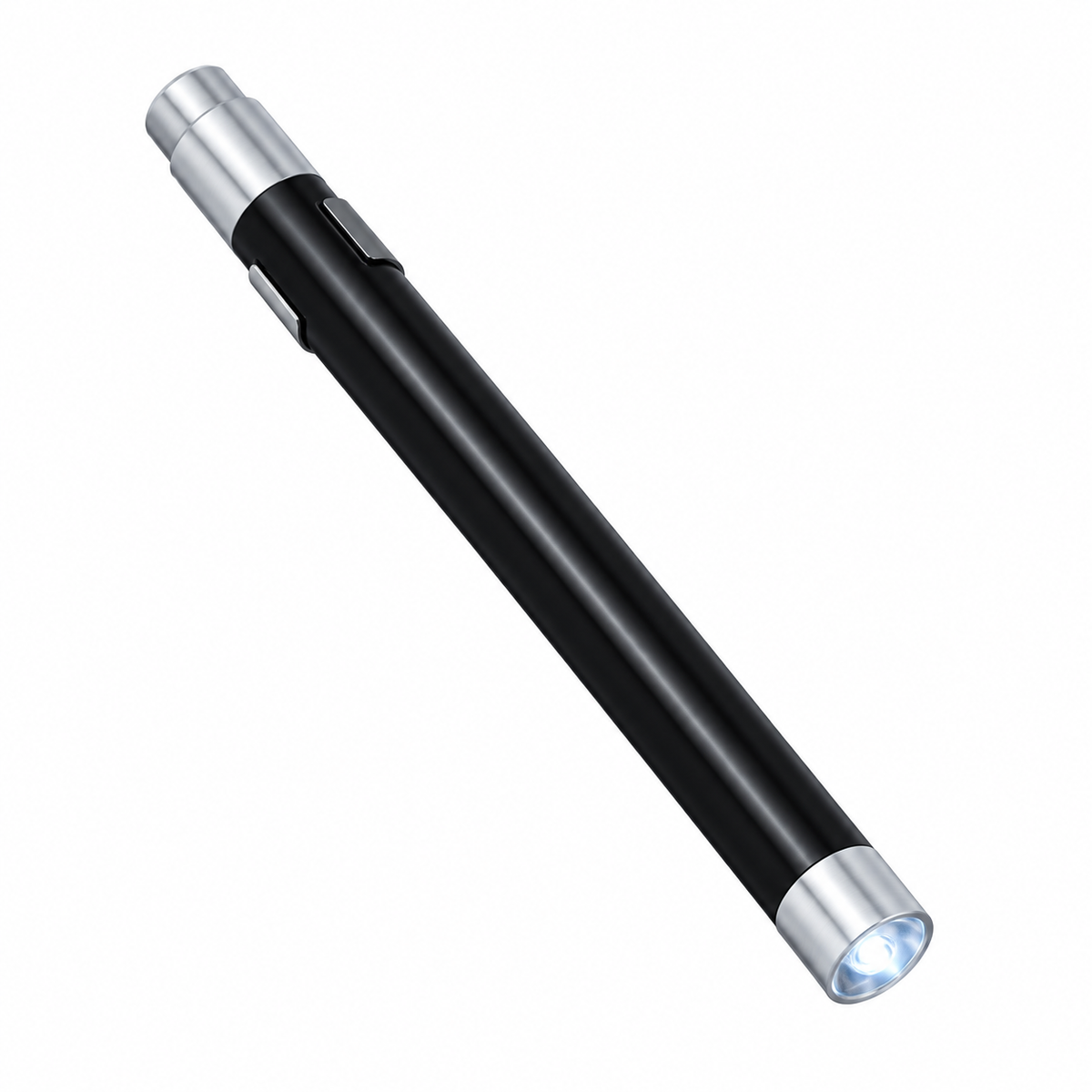 Linterna de diagnóstico Premium GMD color negro, referencia GMD401-PL48, diseñada para apoyar valoraciones y exploraciones clínicas.