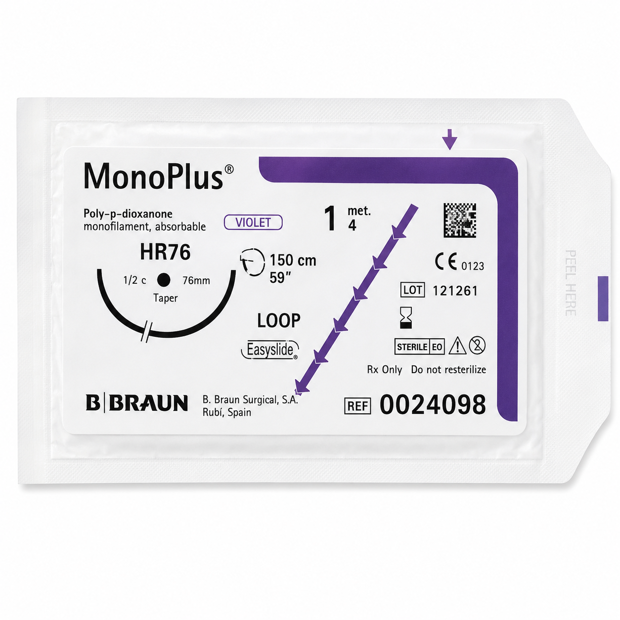 Monoplus Violeta 1 HR76 Loop Braun 150cm - Tela Premium