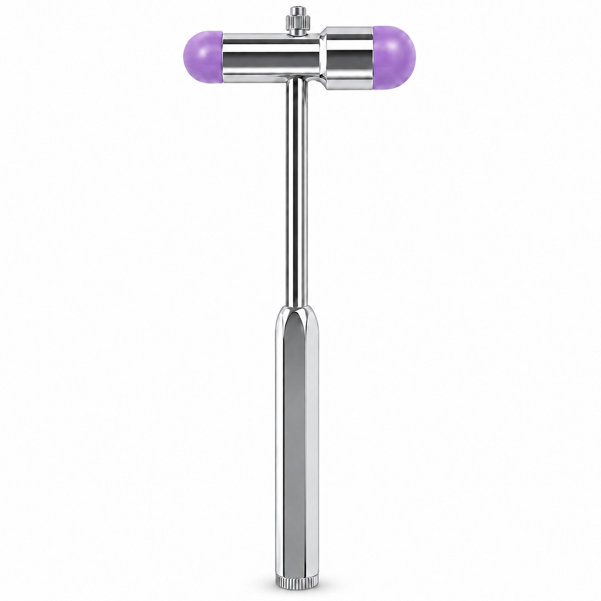 Martillo GMD color púrpura claro, referencia GMD401-BM-T16, diseñado para apoyar la valoración de reflejos durante la exploración clínica.