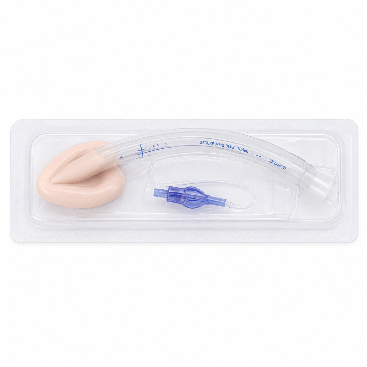 Máscara Laríngea Silicona #3.0 Allmed - Uso Profesional