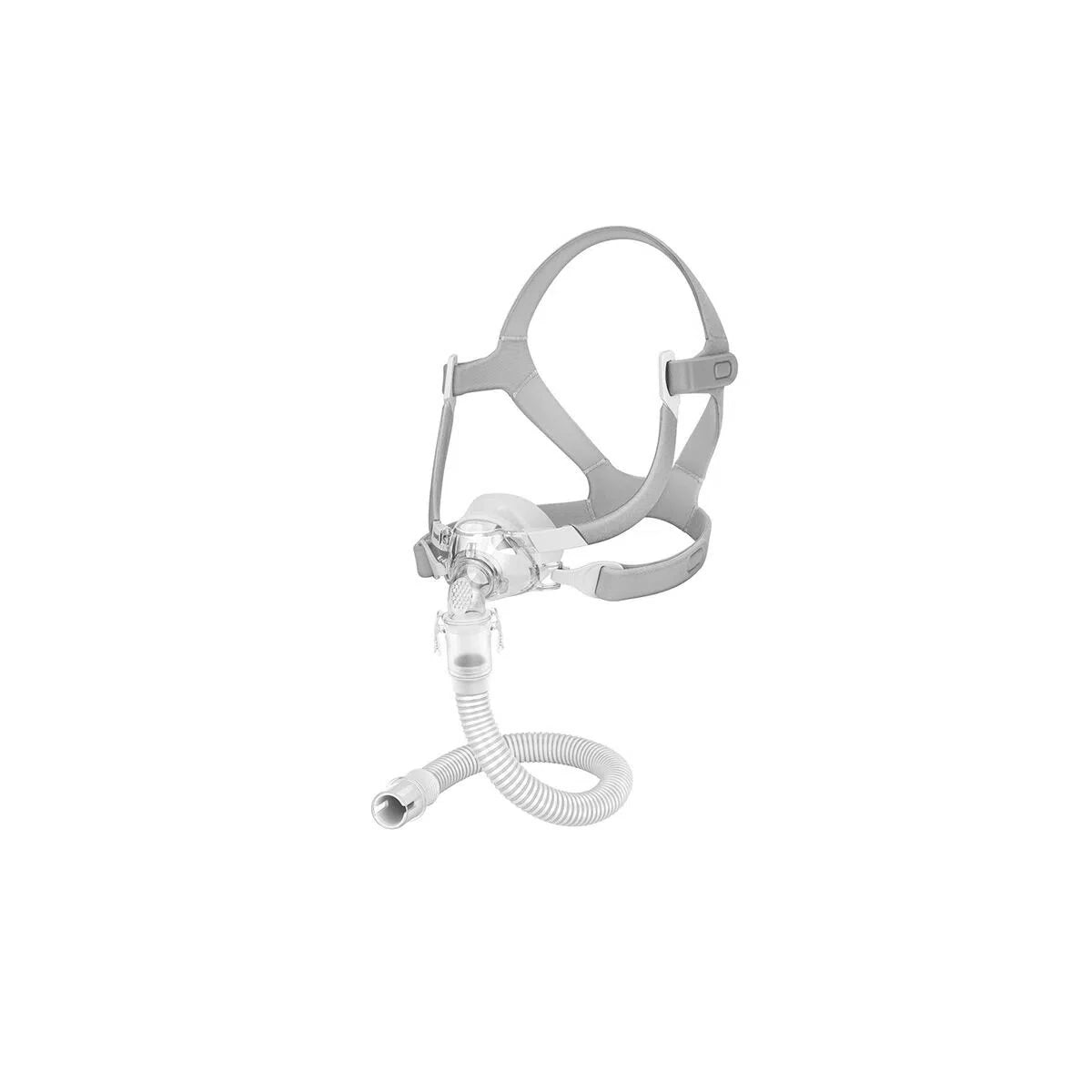 Máscara nasal CPAP Yuwell YN03, talla M, color blanco, diseñada para terapia respiratoria, con almohadillas suaves y ajuste ergonómico.