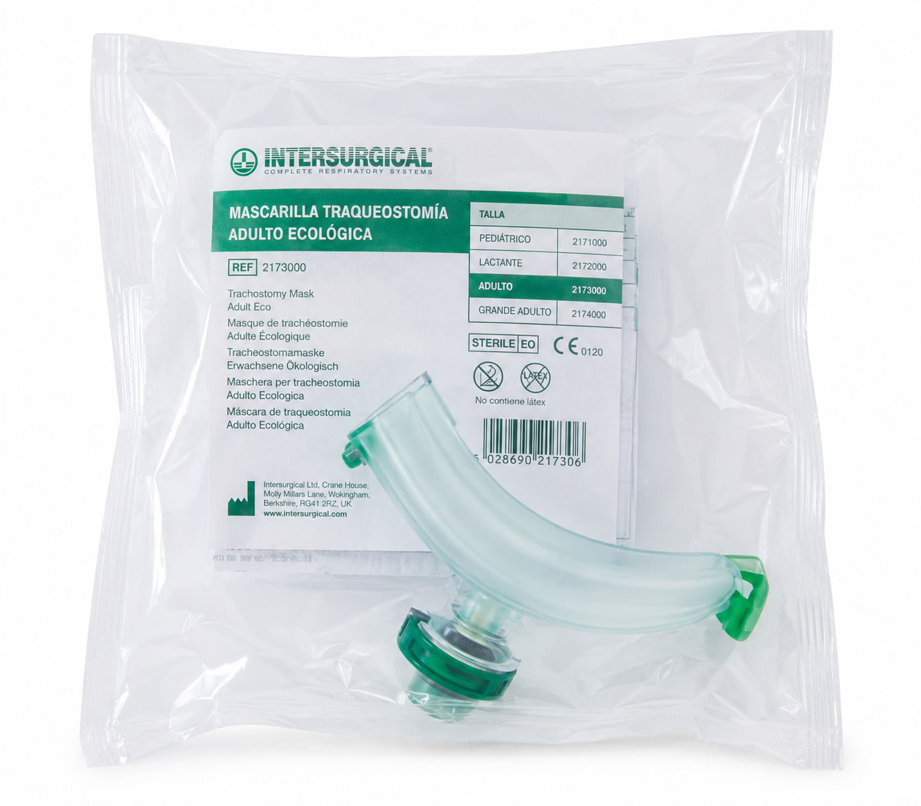 Mascarilla Traqueostomía Adulto Ecológica Intersurgical