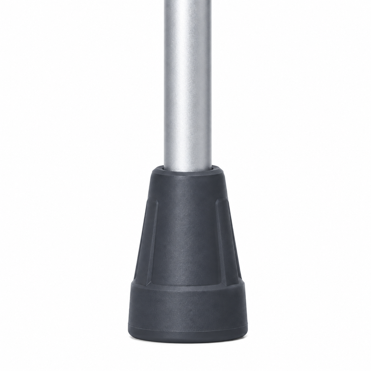 Muleta canadiense Konfort Plus para adulto color plata, referencia KP321, para apoyo y estabilidad durante el desplazamiento.