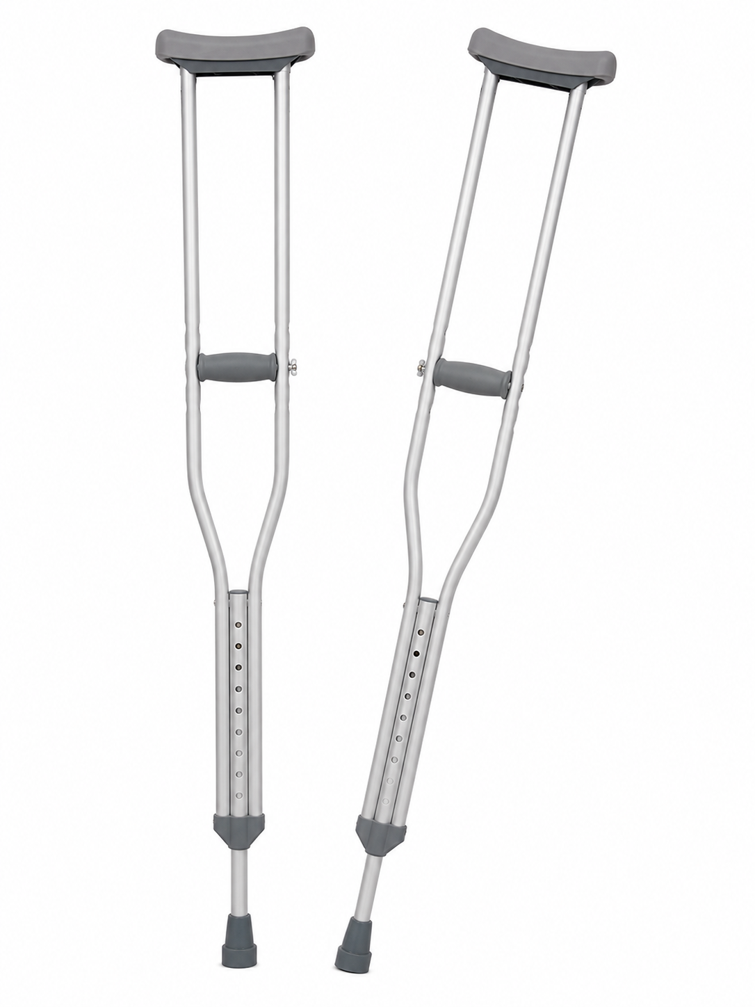 Muleta Convencional Aluminio Konfort Basic Gris Talla S