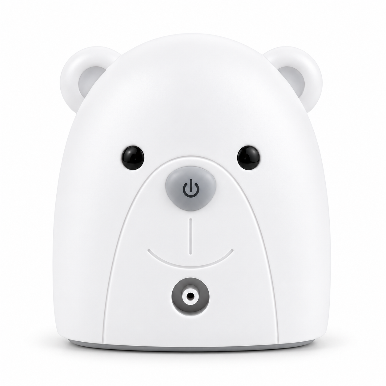 Nebulizador pediátrico recargable PolarKids A500LWDC04, diseñado para facilitar terapias respiratorias de forma práctica y portátil.