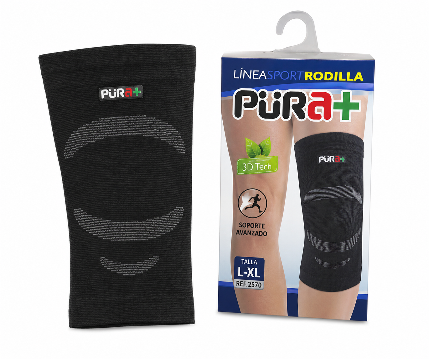 Ortesis Rodillera L-XL Ref.2570 - Pura + Soporte Avanzado