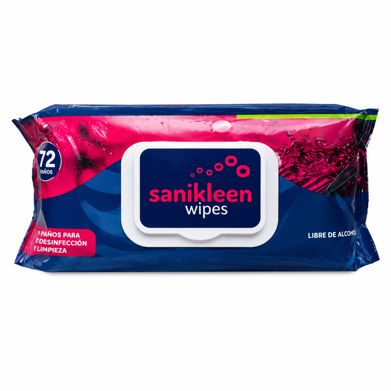 Sanikleen Wipes Paños Desinfectantes 72 Und