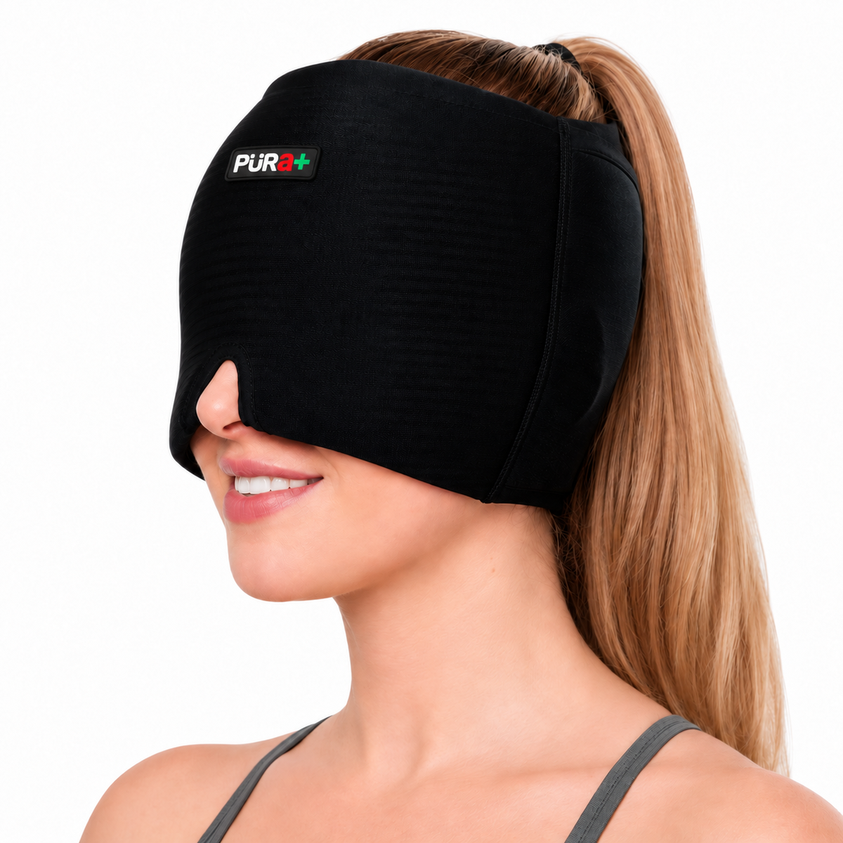Pad Confort Migraña Pura+ Avimex, diseñado para brindar comodidad y apoyo durante episodios de migraña y tensión.