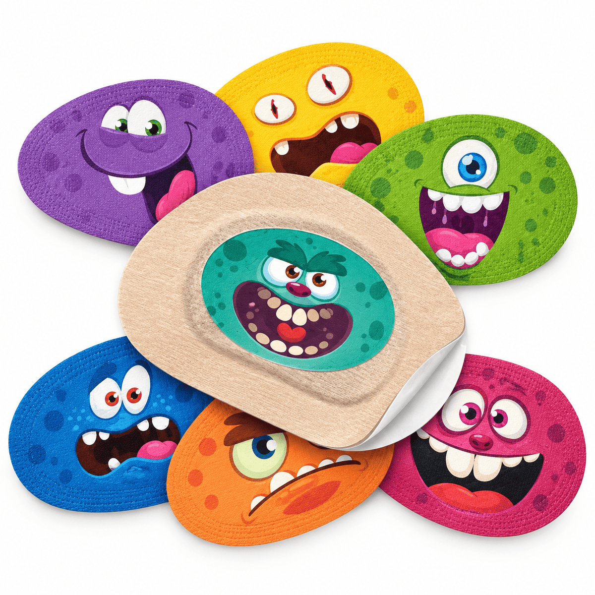 Parche Ocular Leukoplast Junior 4,7x6,7cm Cja 30 Und Ref.76467-00