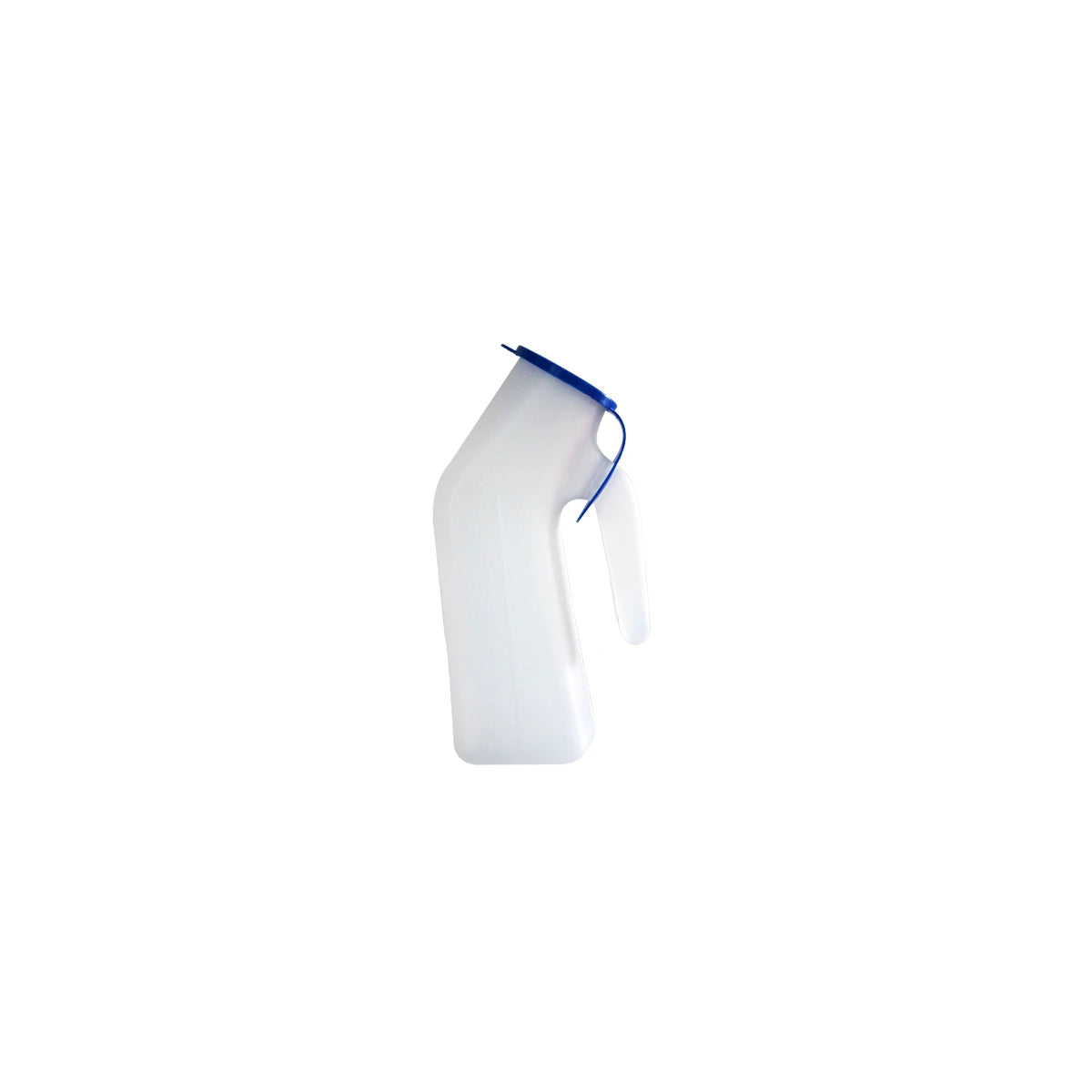 Pato orinal plástico para hombre Kamex, modelo 6375, color azul, diseño ergonómico y compacto, ideal para uso en casa.