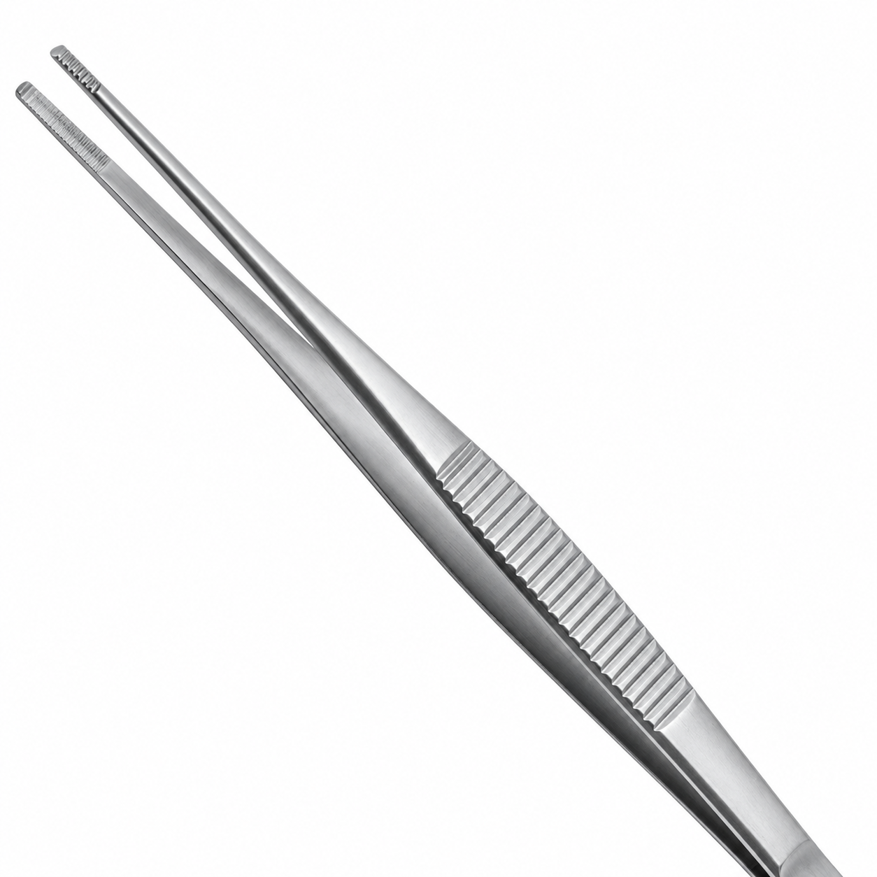 Pinza quirúrgica con garra Dimeda 18 cm para manipulación de tejidos