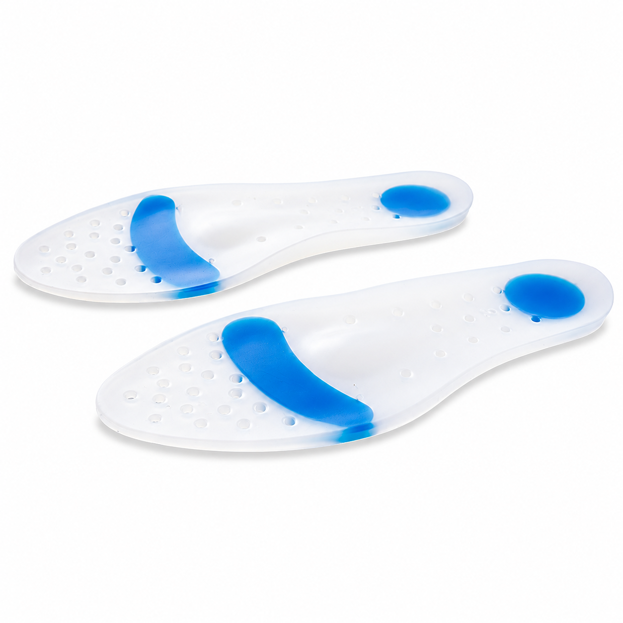 Plantilla de silicona Kromia con elevación metatarsal talla XS, diseñada para brindar amortiguación, soporte y comodidad al pie.