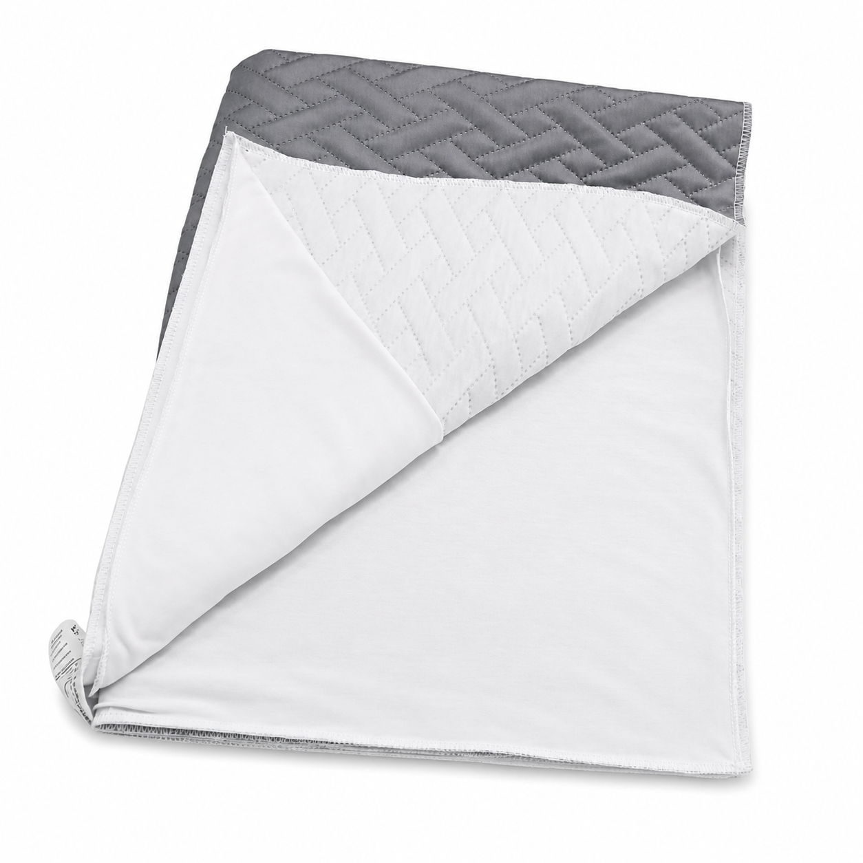 Protector de colchón reutilizable Kromia color blanco gris 90x70 cm