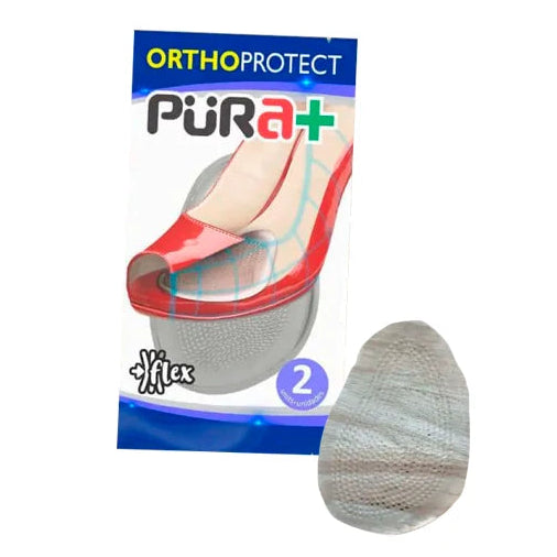 Puntera de silicona gel transparente, talla única, diseñada para brindar comodidad y protección en los pies.