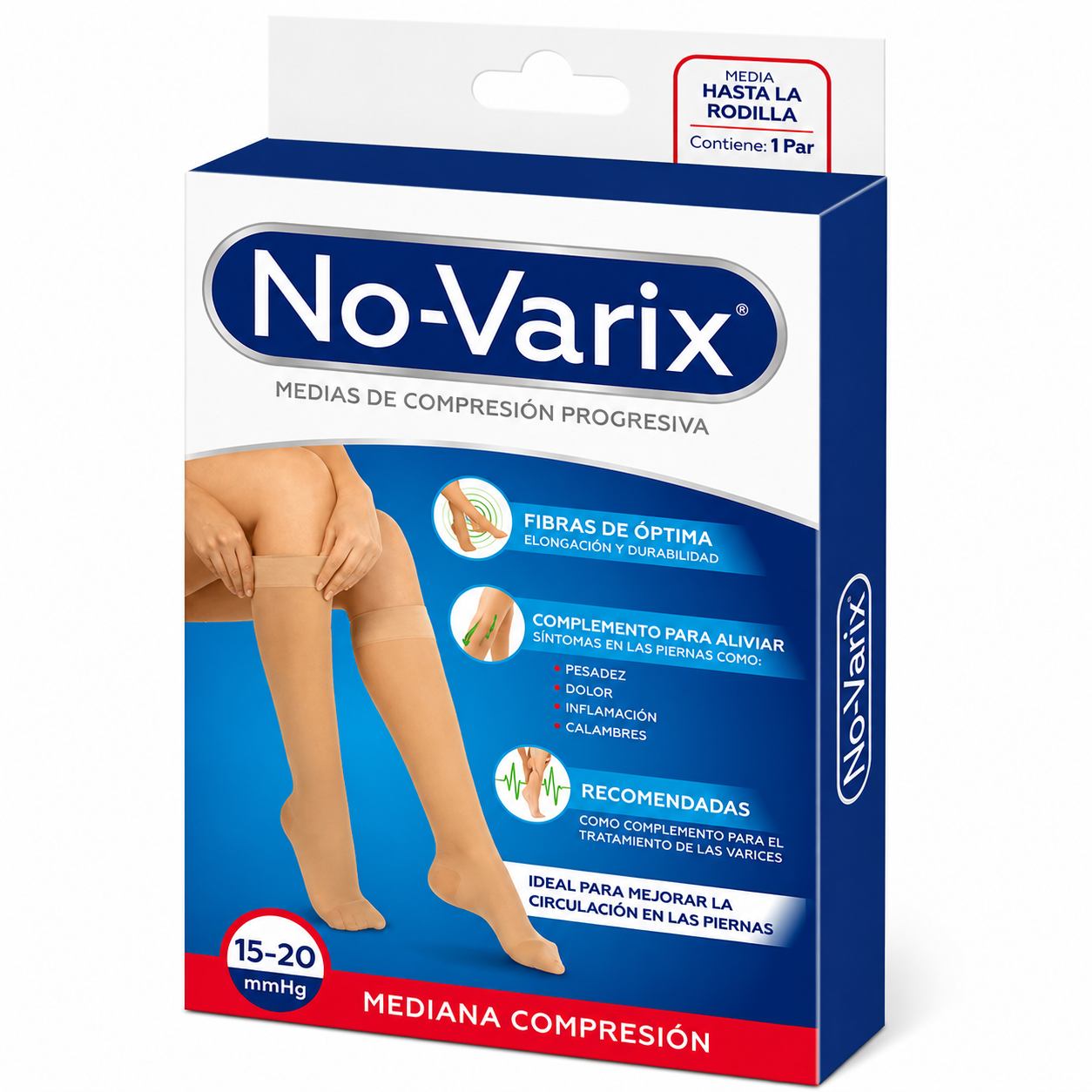 Media No-Varix Rodilla Beige Mediana Ref. 10105503 - BSN