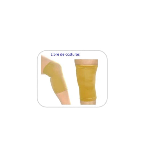 Rodillera tubular cerrada de Ortotex, modelo KN-001-M, en color negro, talla M, diseñada para soporte y compresión.