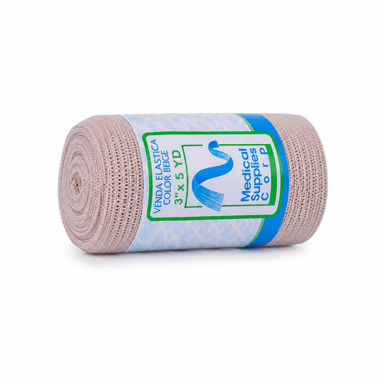 Rollo de venda de tela Medical Supplies 3” x 5 YD para soporte y aplicaciones clínicas.