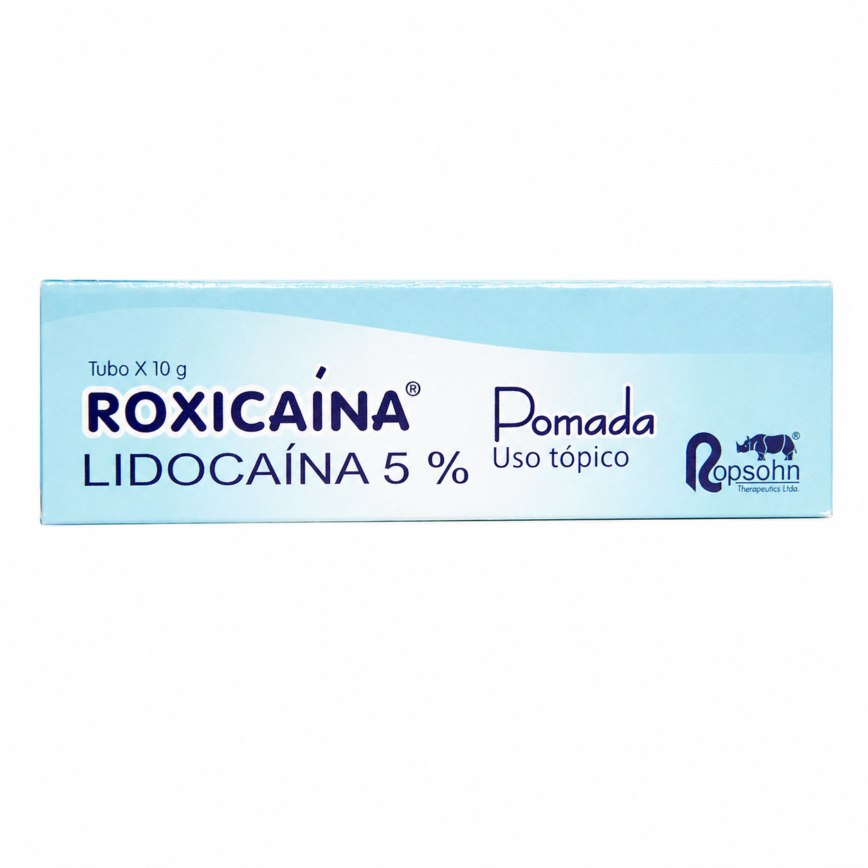 Roxicaina pomada lidocaina 5% 10g uso topico anestesico local