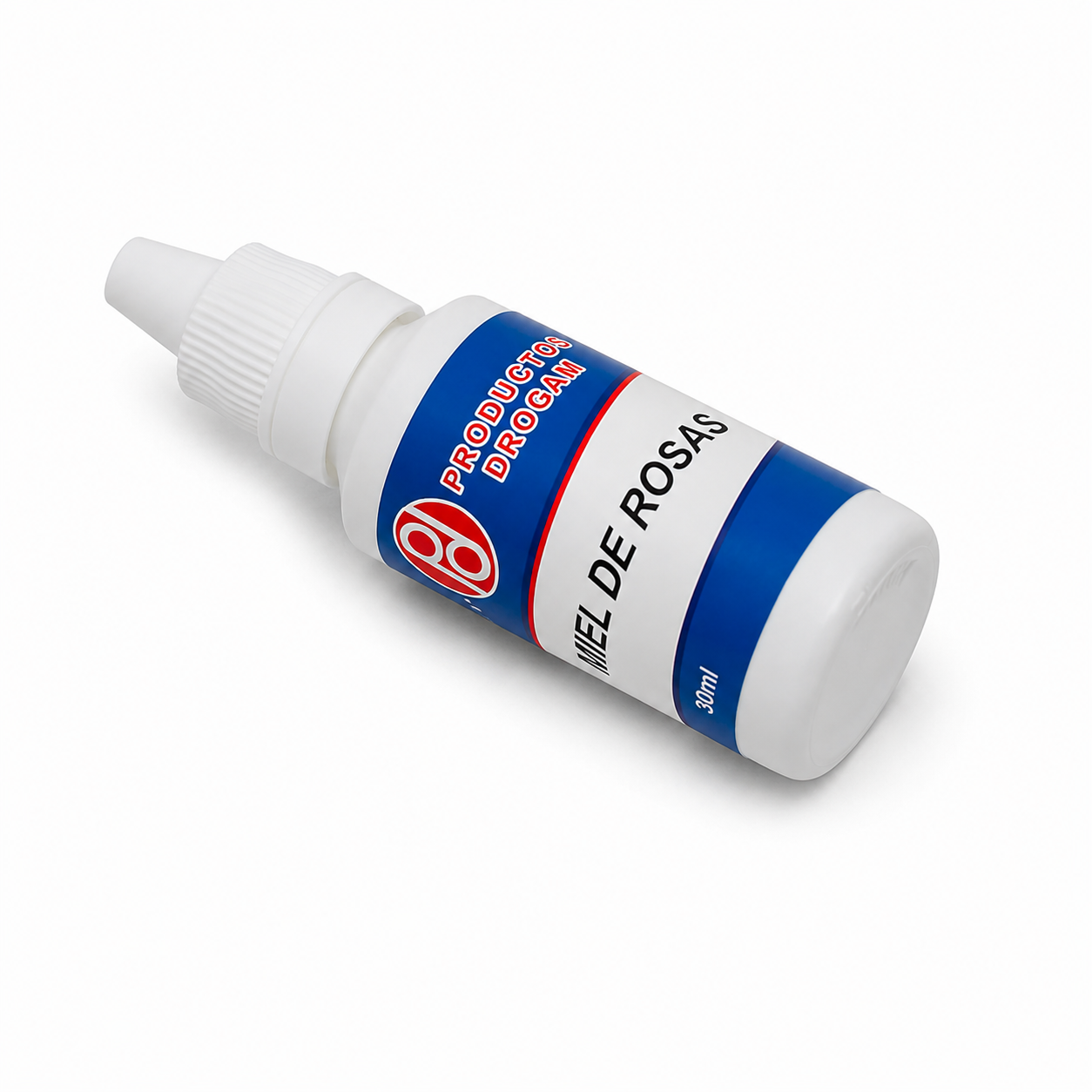 Solución tópica Miel de Rosas de 30 ml para uso dermatológico y cuidado de la piel.