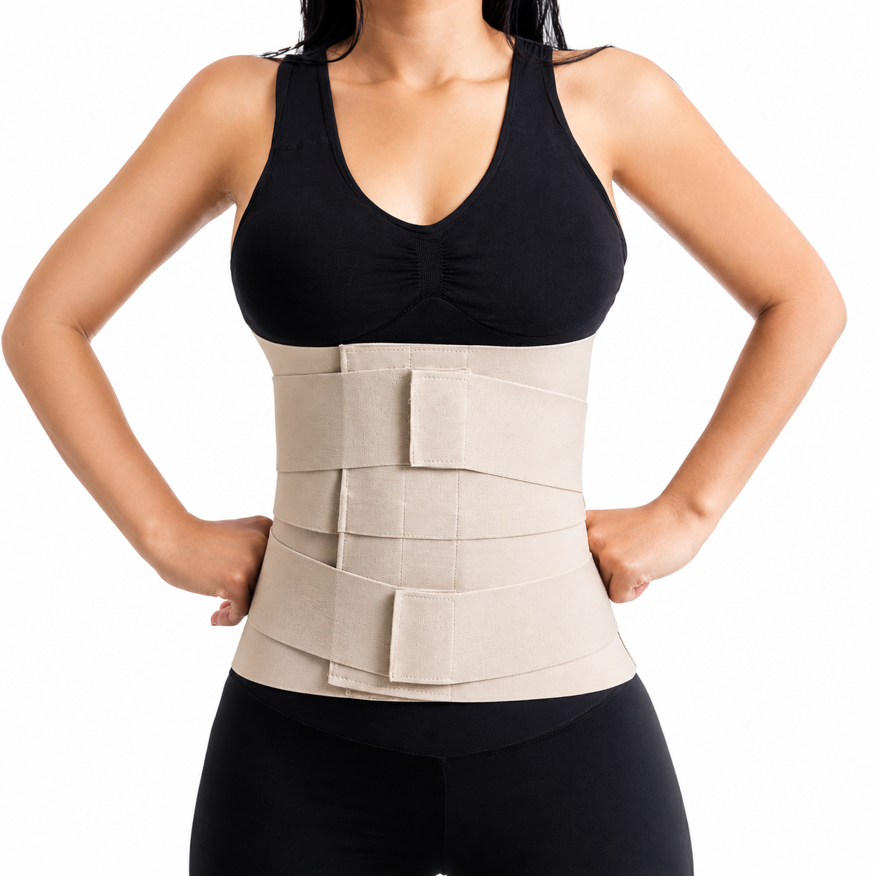 Faja lumbosacra KM008 talla XL tipo Camp, diseñada para ofrecer soporte y estabilidad en la zona lumbar.