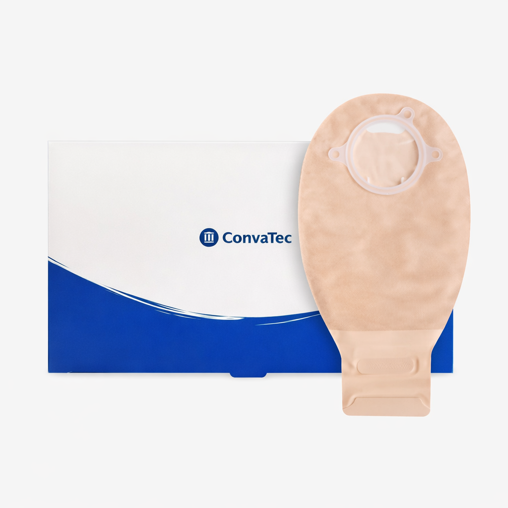 Bolsa drenable de ostomía Surfit Natura 45mm con filtro de carbón Convatec para control de olores y manejo seguro