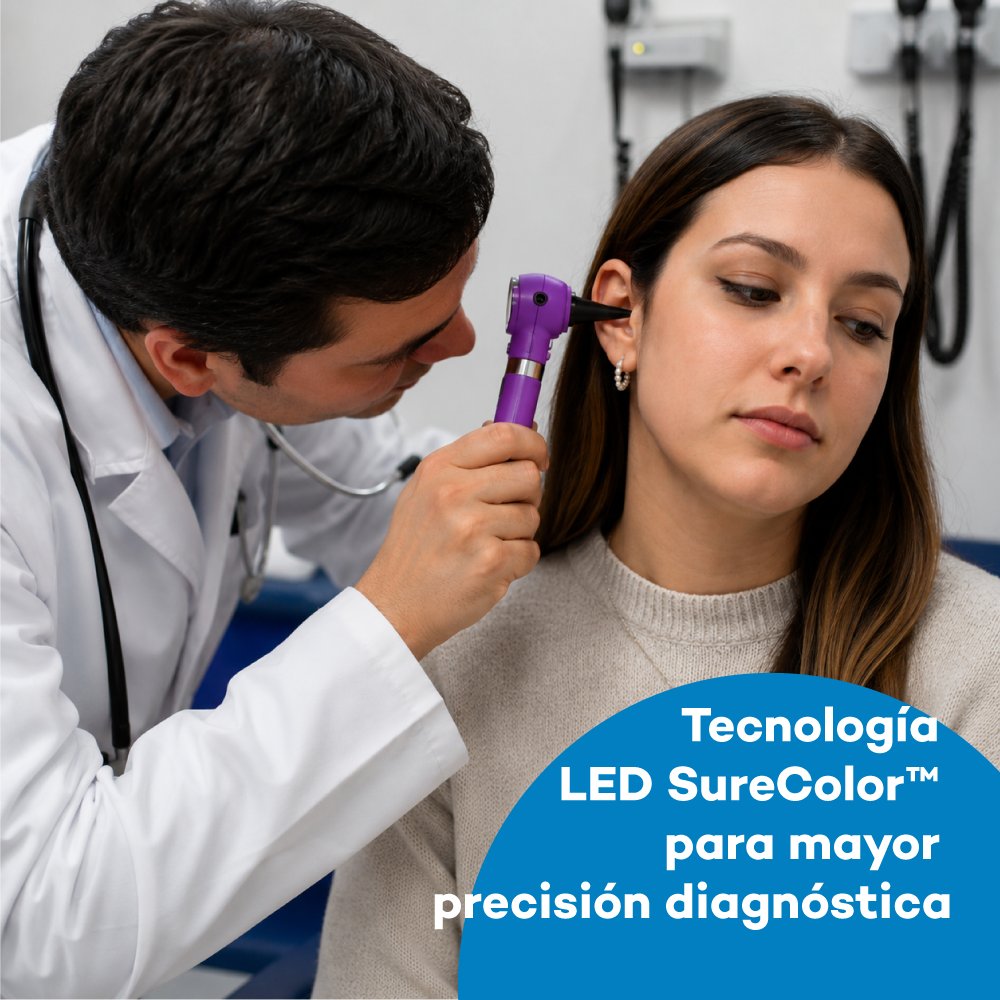 Tecnología LED SureColor del Pocket LED Welch Allyn 92871 para mayor precisión diagnóstica
