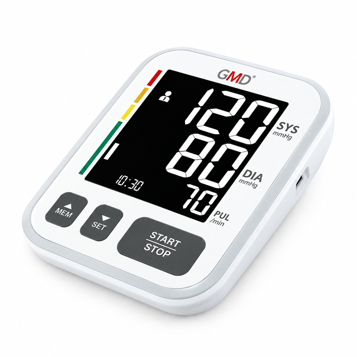 Tensiómetro digital Kardyo 500 con altavoz, referencia 1872, diseñado para medir la presión arterial y facilitar la lectura de los resultados.