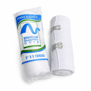 Venda Elástica Medical Supplies 5" x 5" C/Blanco
