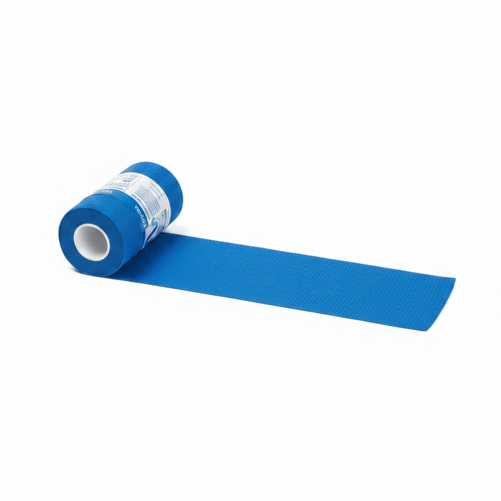 Venda Cohesiva Azul 4" x 5 Yards - Medical Supplies Corp.