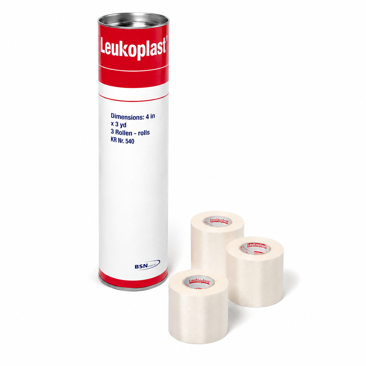 Leukoplast TH Especial 4" x 3" - 3 Rollos de Vendaje