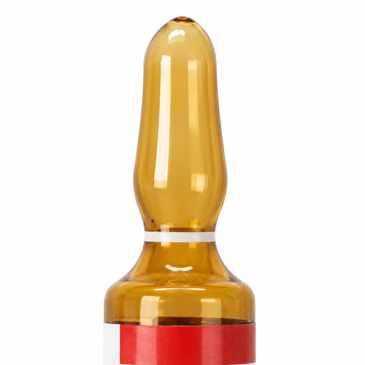 Vitamina C solución inyectable Ecar de 500 mg/5 ml, presentación en ampolla individual para uso médico.